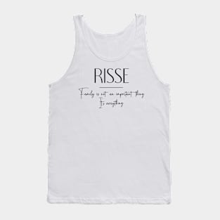 Risse Family, Risse Name, Risse Middle Name Tank Top